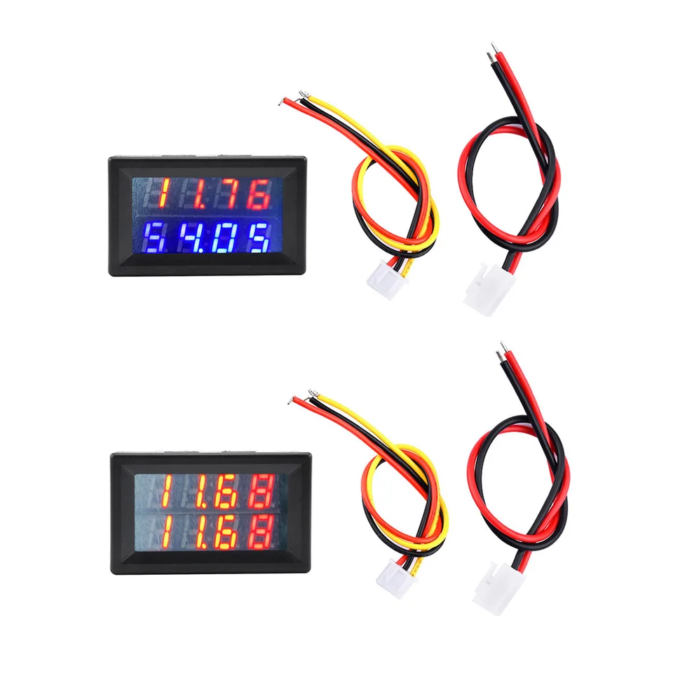 0-100V 50A 100A // 0-200V 50A 100ADISPLAY Voltmeter Ammeter 4 bit 5 vodičov Tester Prúd pre elektrikárov