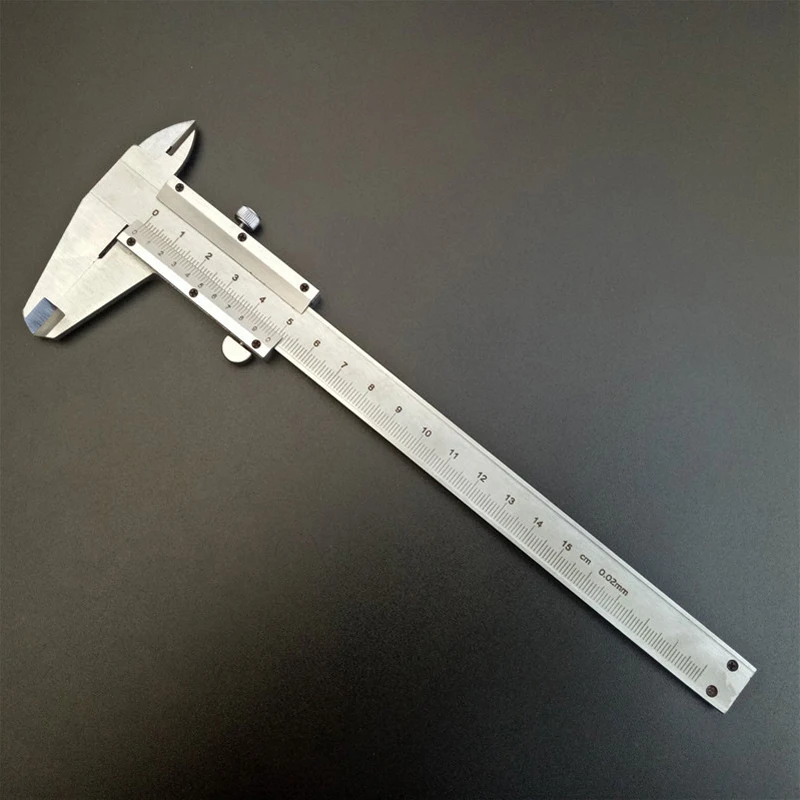 0-150 mm Vernier Caliper Profesionálny oceľový vervierový strmeňový meradlo mikrometer Štyri Používajte nástroje na meranie presnosti metrickej presnosti