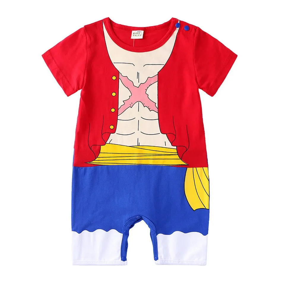 0-24m, oblečenie pre chlapčeka Akatsuki Zoro tlač babysuit batoľa, letný pullover kawaii dojčenské veci dievčatá chlapci pyžamas onesie