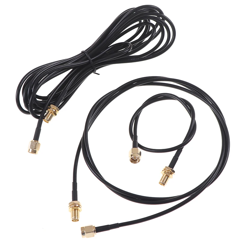 0,3-5M SMA Muž a ženský kábel RG174 RF konektorový adaptér WiFi anténny kábel