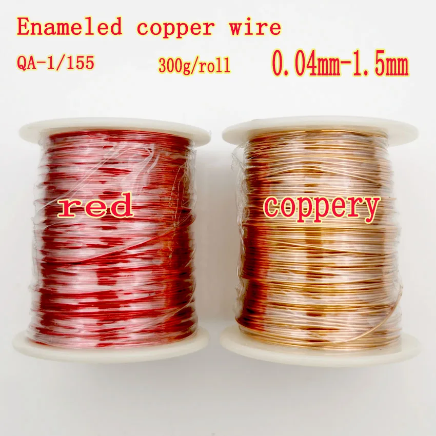 0,3 kg/PC = 300 g/pc 0,04 -1,6 mm medený drôtový drôt drôty z meďnatého vinutia Coil Copper Wire QA -1/155