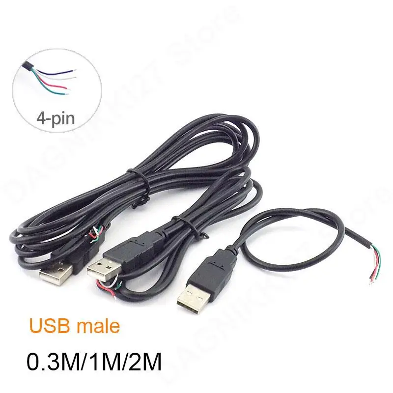 0,3 m/1m/2m 4 PIN 5V MICRO USB 2.0 MAŽNÝ KABEL KABEL 4 DREJ DÁTU DÁTUJÚCA ADAPTÁR KAPNÍKA KONEKCIA KONKEČNÉ