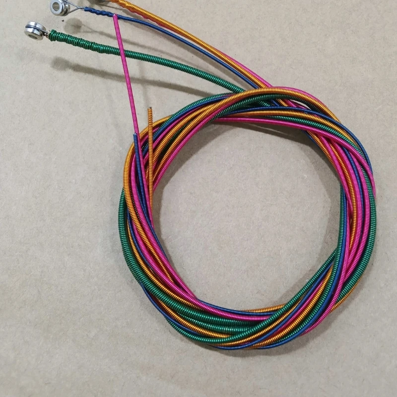 0,44 mm-1,00 mm meďná zliatina 4 struny elektrický basový reťazec prístroj DIY opravy basové diely farebné basové reťazce