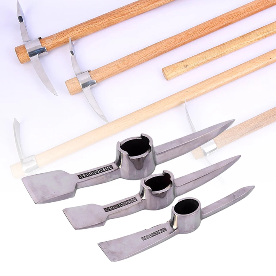 0,5 lb/0,8lb/1,5 libra vonkajšieho kempingu Mountain Mattock Pick Axe pre rukoväť zo sklo vlákien na výber