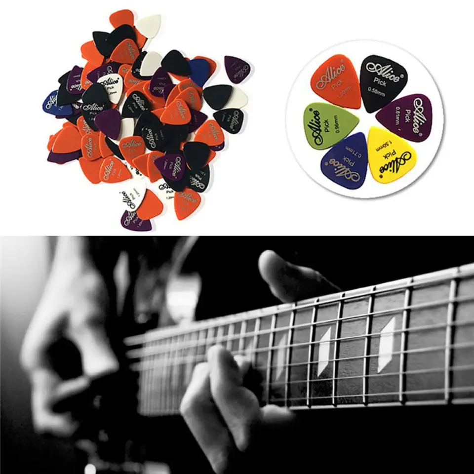 0,58 - 1,5 mm viacfarebná akustická 1 boxová basová gitarová gitara Guitar Guitar Plectrum Plectrum