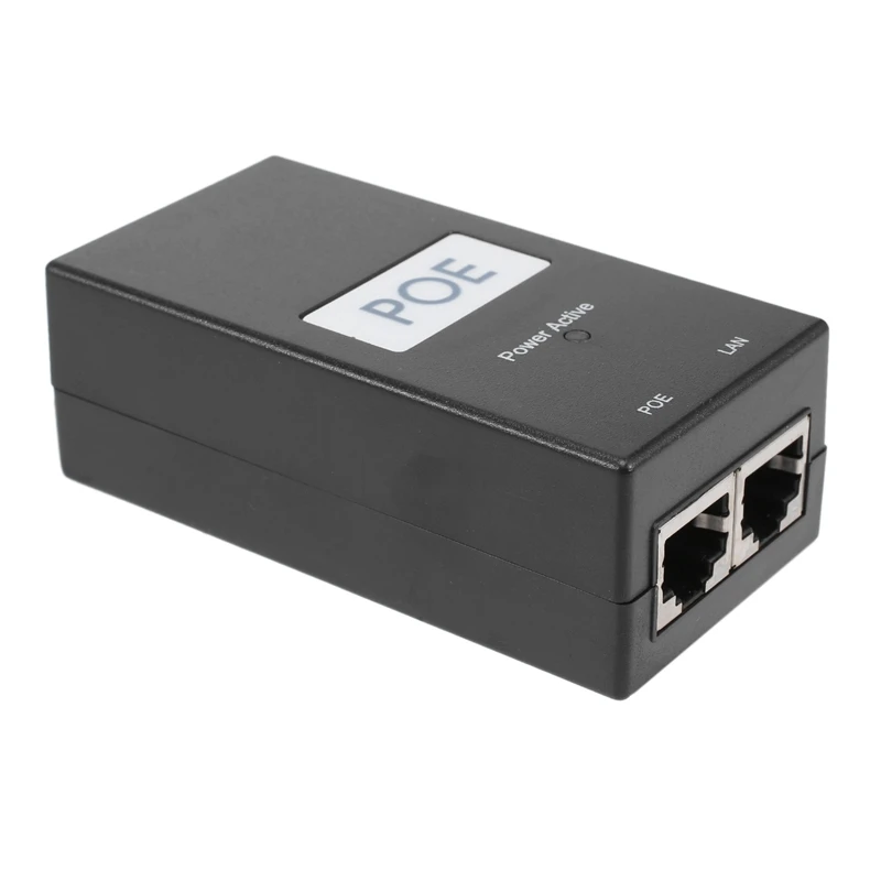 0,5A Desktop Poe Power Injector Ethernet Adapter Dohľad CCTV pre napájanie fotoaparátu IP