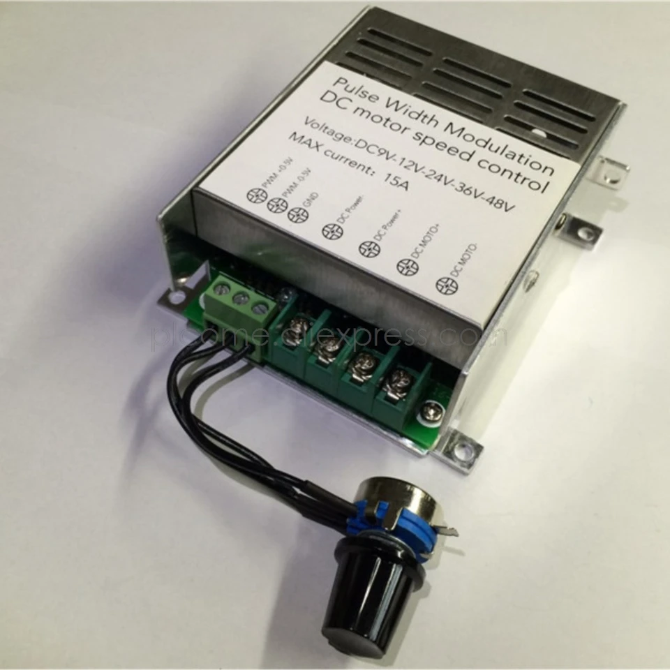 0-5V PWM Modulačný modul šírky impulzu 1000W 15A pre riadenie rýchlosti motora jednosmerného prúdu pomocou PLC