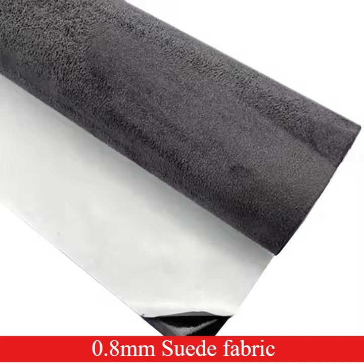0,8 mm hrubé auto semišová kožená tkanina Alcantara Interior Wrap Roll Stupet Suve Self Adhesive Vinyl Velvet Film DIY Automatické látky