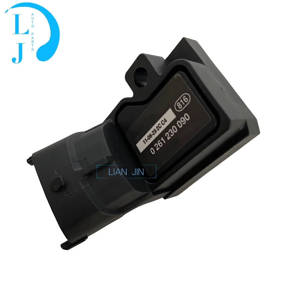 0261230090 Tlakový snímač pre Ford Volvo C70 S60 V70 XC90 04-06 Volvo S80 2,5L-L5 6M5Y9F479AA 31355464