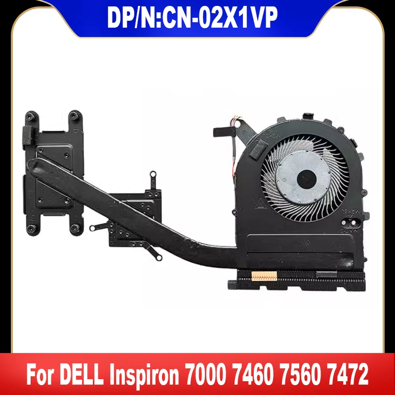 02x1VP Nový originál pre Dell Inspiron 7000 7460 7560 7472 chladiaci ventilátor notebooku CN-02X1VP 2x1VP chladiča chladiča chladiča chladiča
