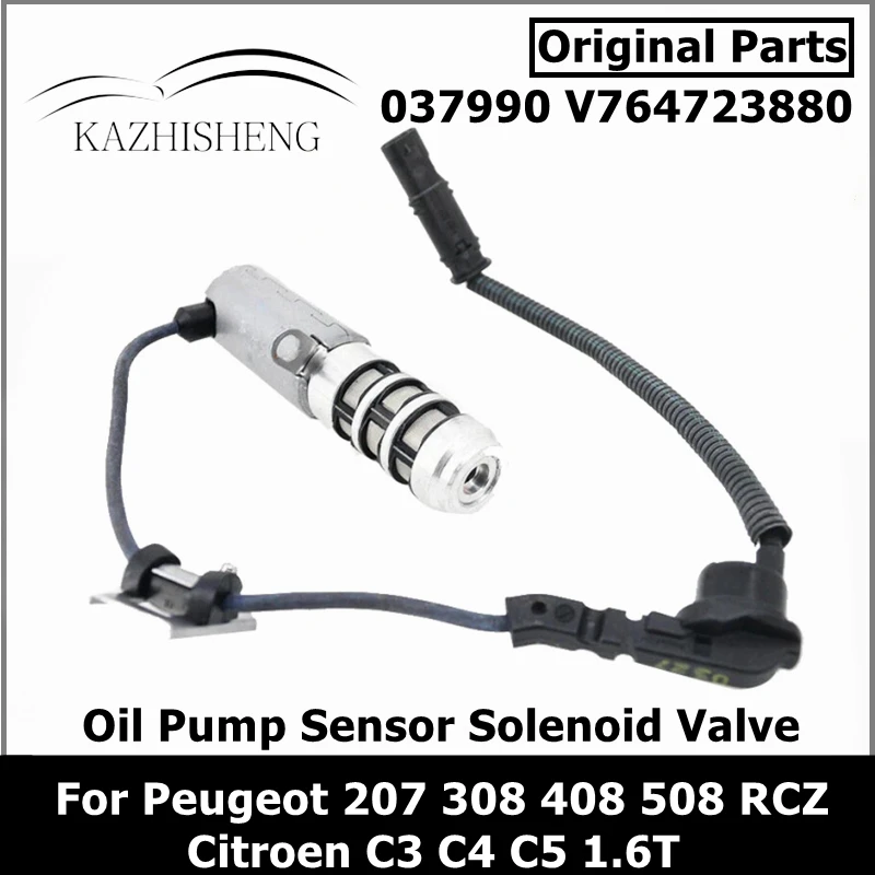 037990 V764723880 5430T4 Solenoidný ventil senzora benzínového oleja pre Peugeot 207 308 408 508 RCZ Citroen C3 C4 C5 1,6T