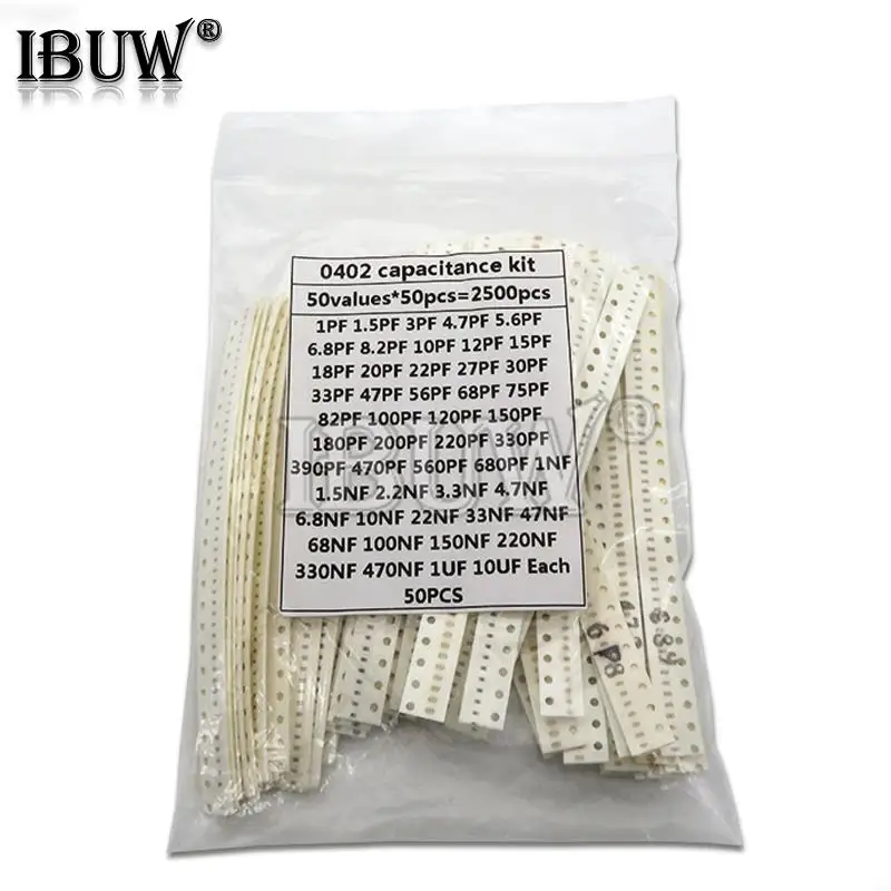 0402 SMD keramický kondenzátor s rôzny