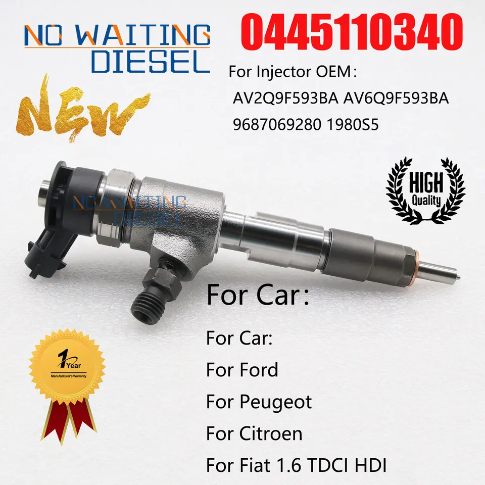 0445110340 Čerpadlo injektora paliva 0 445 110 340 Injekcia OEM Číslo OEM AV2Q9F593BA AV6Q9F593BA 9687069280 1980S5 pre Fiat 1,6 TDCI HDI