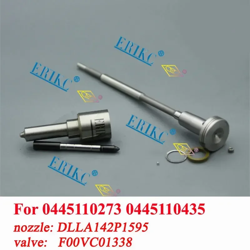 0445110435 0445110273 Diesel Injector Dysle DLLA142P1595 0433171974 Valve F00VC01338 pre Bosch Fiat IVECO 504386427 Opravy súpravy