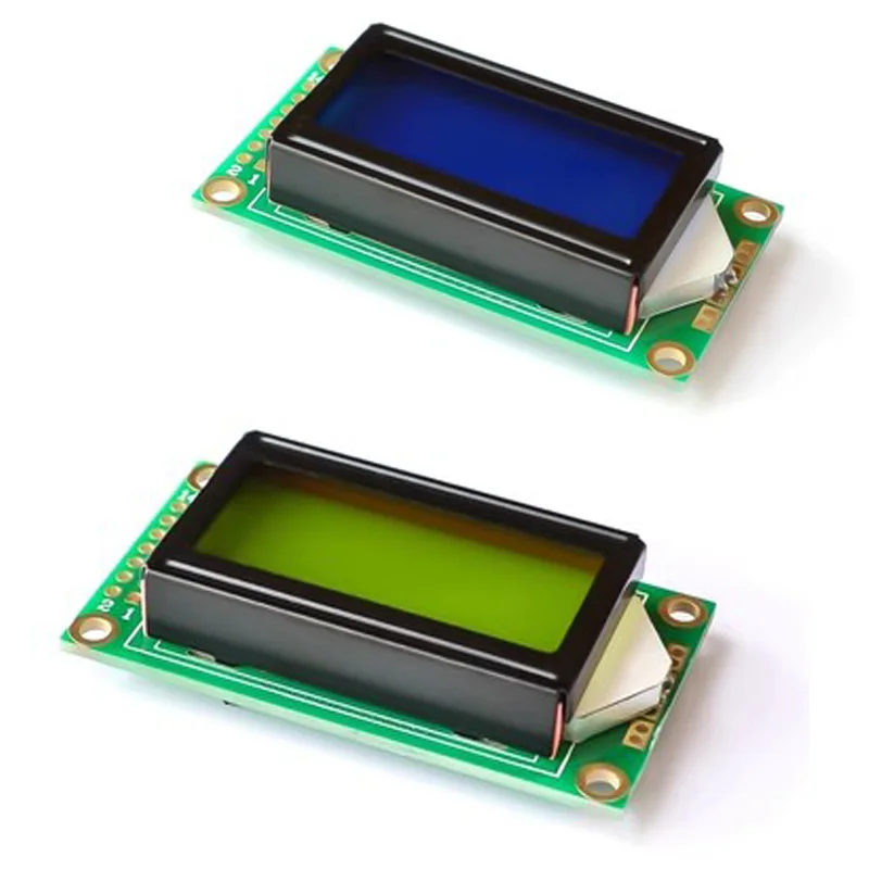 0802 LCD modul 8 x 2 znakový displej 3,3V / 5V LED LED podsvietenie pre súpravu Arduino DIY