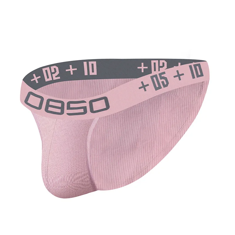 0850 Pánske vysoké rozdelenie vidlice s nízkym pásom Trendy tandy, jednoduché briefs BS3517