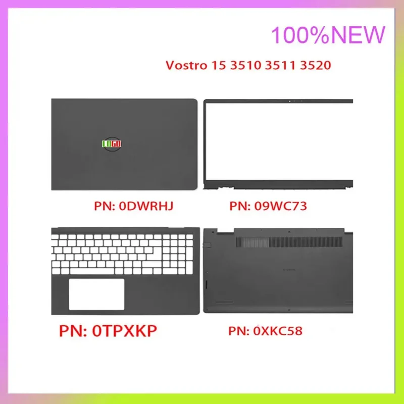 0DWRHJ 09WC73 06V84M 08RK1P 0XKC58 0TPXKP NOVINKA PRE DELL VOSTRO 15 3510 3511 3520 LAPTOP TOPATE REZEL PALM REST DOT