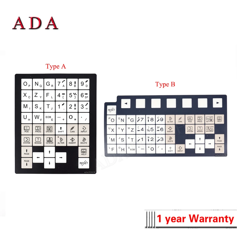 0I-TC N860-3755-T901 Membránová klávesnica Keyset pre sériu Fanuc OI-TC 0I-TC N860-3755-T901 A86L-0001-0235