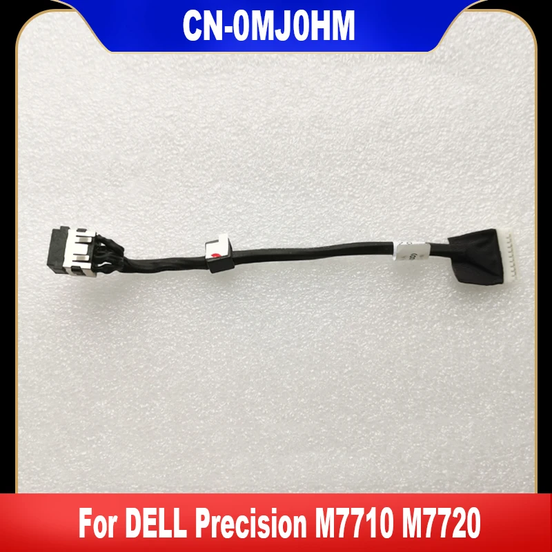 0MJ0HM Nový originál pre Dell Precision M7710 M7720 NAPOHOP DC Power Jack Postroj kábla Zásuvka na nabíjací port vysokej kvality