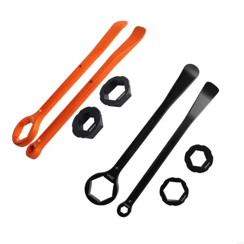 0xxA Motocyklová pneumatika Opravy pneumatík páka Kľúčový nástroj Hliník 32 mm 27/22 mm 13/10 mm nástroj