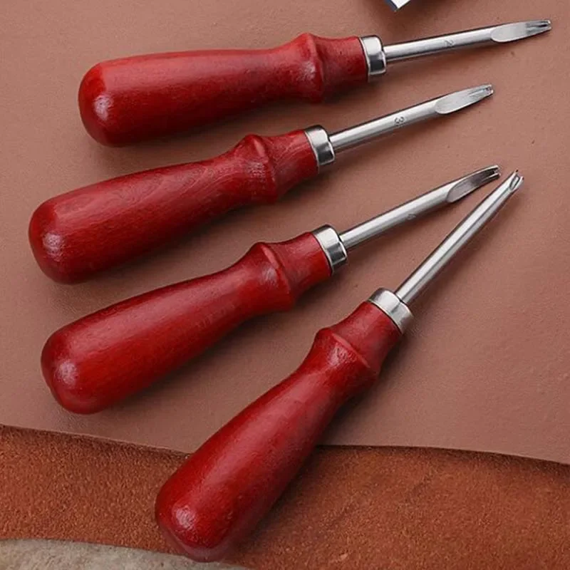 1,0/1,2/1,4/1,6 mm kožený okrajový skosenie skosenie skosenie nôž DIY ručne vyrábané kožené remeselnícke náradie s pracovnými nástrojmi na drevo