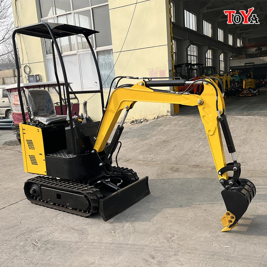 1 000 kg 1 ton mini rýpadlo malý bager nakladača s diggerom s konkurencieschopným predajom mini-excavilátora palec packeta na mieru