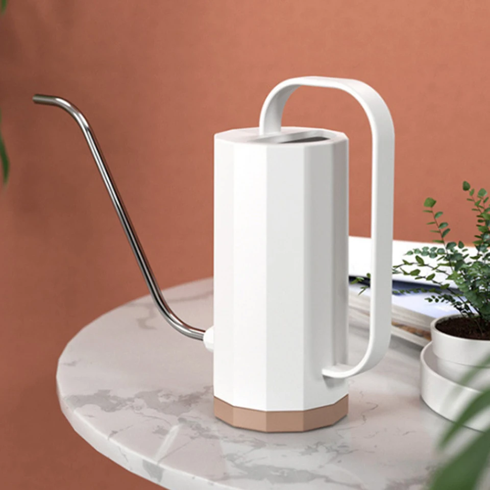1 000 ml zavlažovanie rastlín môže z nehrdzavejúcej ocele zakrivená ústa zalievacia hrnca Odnímateľná dýza Multifunkcia Bonsai Garden Tool