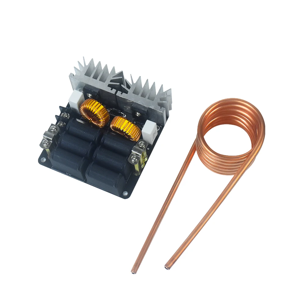 1 000 W modul indukčnej vykurovacej dosky Indukcie 1 000 W Modul 12-48 V Nízke napätie Nízko napätia Modul zahrievania Nízke napätie pre žíhanie kalenia DIY