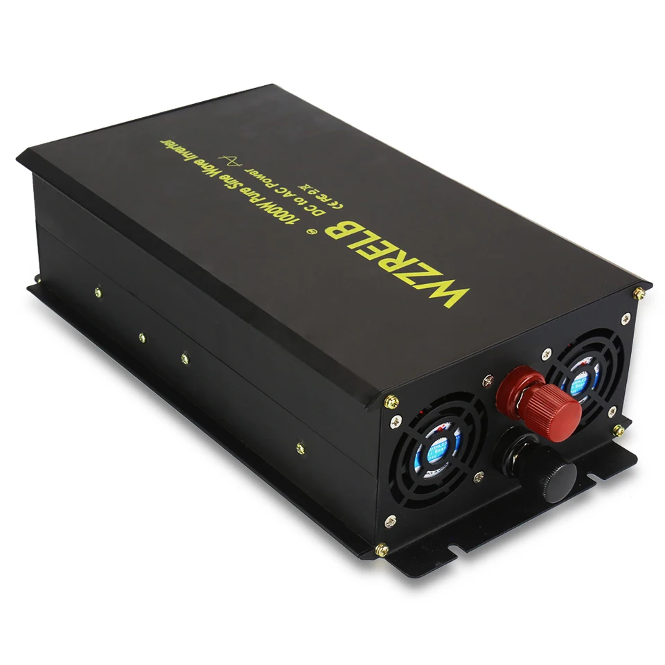 1 000 W Slnečná solárna slnečná slnečná solárna solárna solárna sinná vlna 24 V 220V Generátor invertora vozidla DC DC na AC Converter Off Grid 12V/48 V až 120/22V