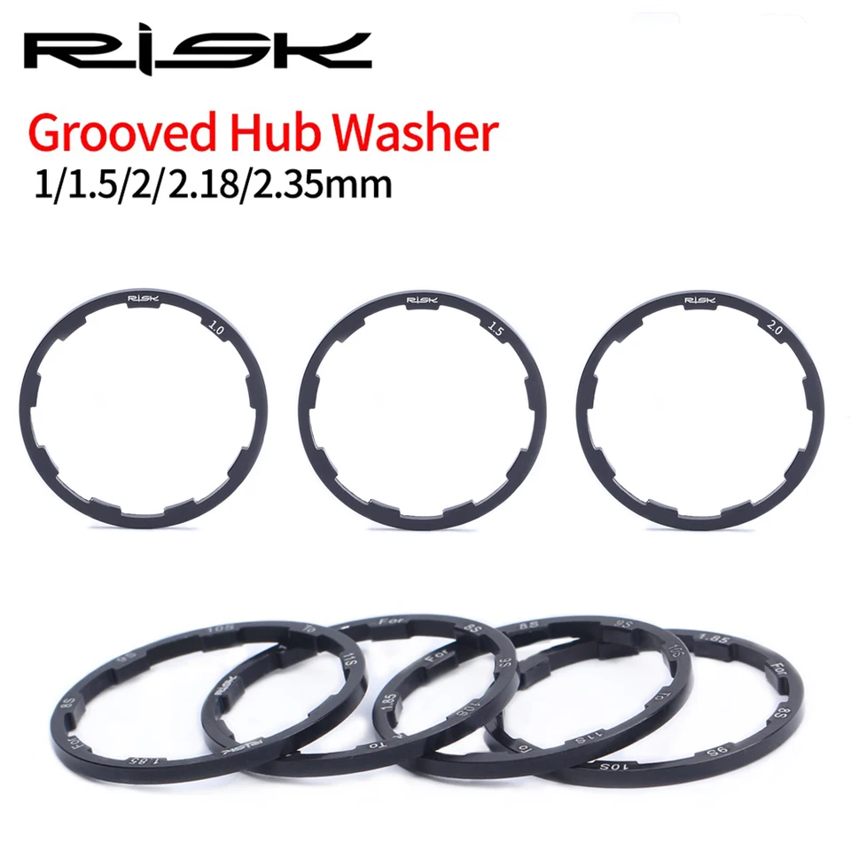 1/1,5/2/2,18/2,35 mm bicykel Hub WASHER MTB Spodná držiak na držiaky zotrvační