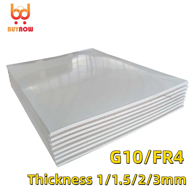1 1,5 2 3 mm FR4 Biela doska zo sklenených vlákien G10 Black Ant-Static Doska zo sklenených vlákien svetlozelená epoxidová živicová doska spracovanie gravírovania