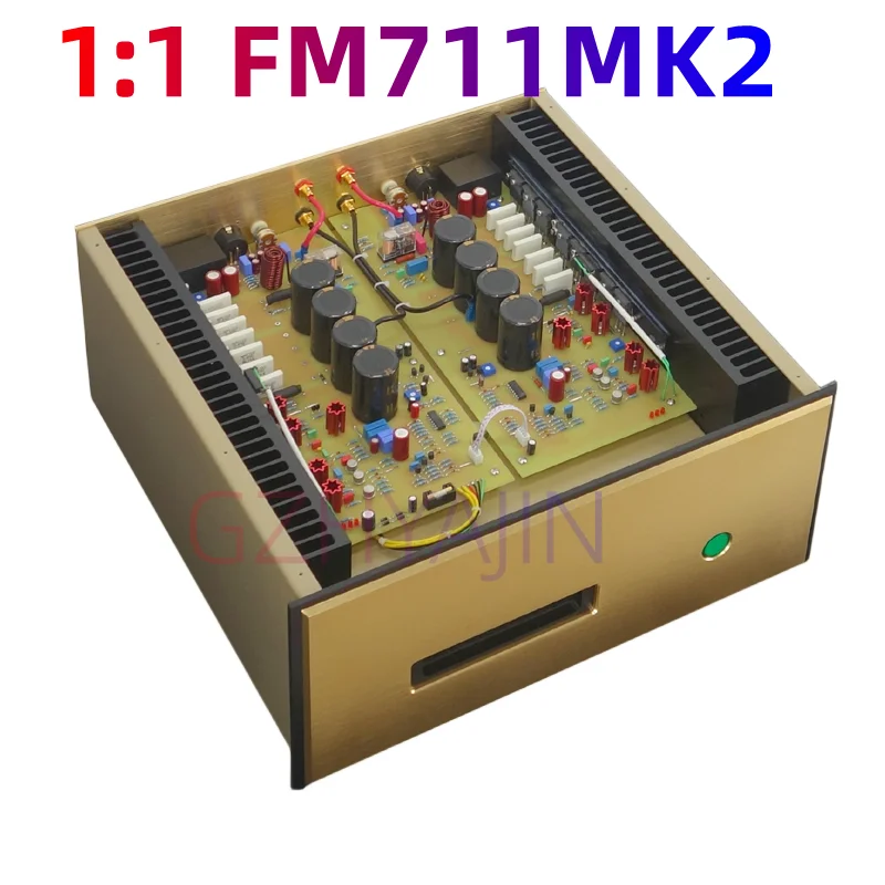 1: 1 Pozri švajčiarsky slávny stroj FM711MK2 Pure Category A Zadný výkonový zosilňovač 2.0 500W Vyvážený vstupný zosilňovač FM711