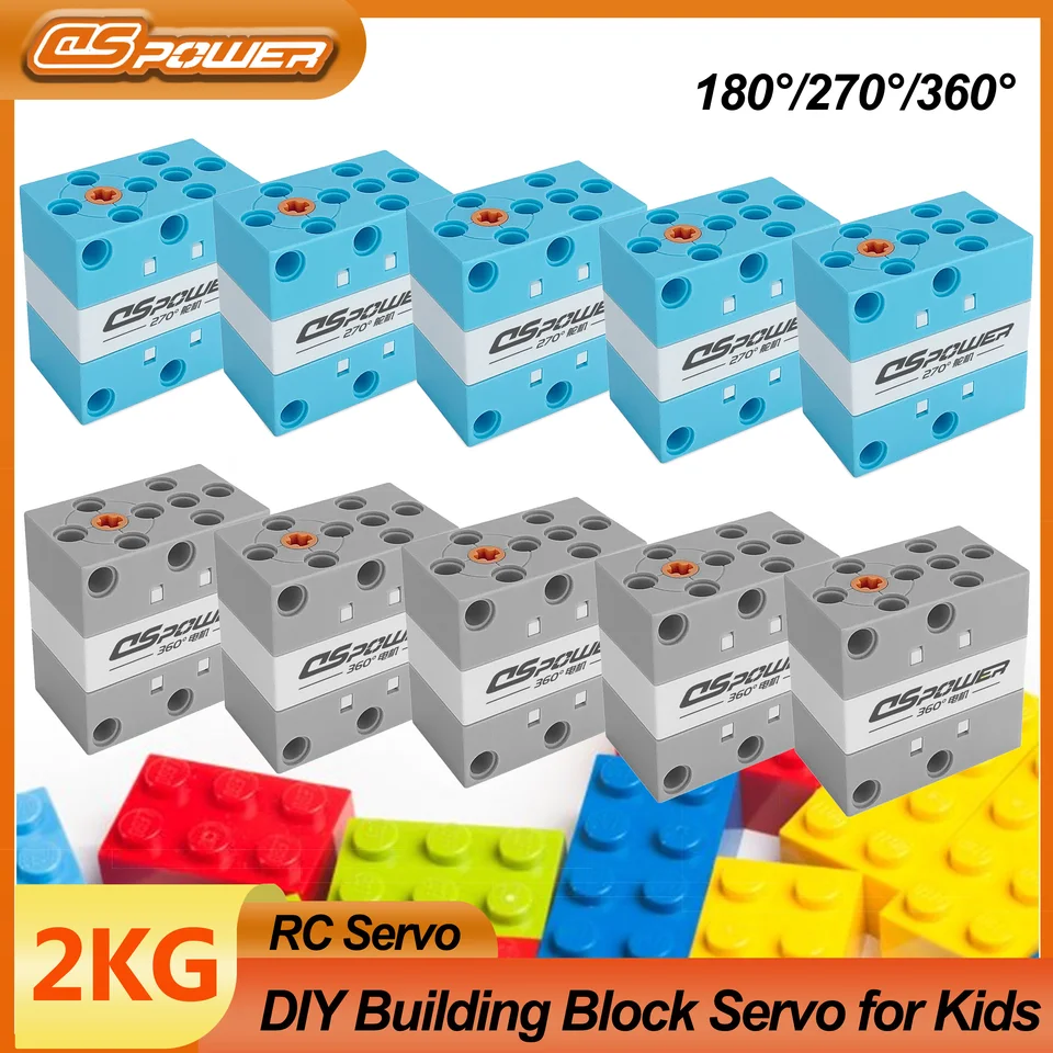 1/10/20ks DSPOER 2 kg porézne bit bit obojsmerné 360 °/270 °/180 ° Programovateľné stavebné bloky pre hračky pre robotické kmeňové hračky pre domácich majstrov
