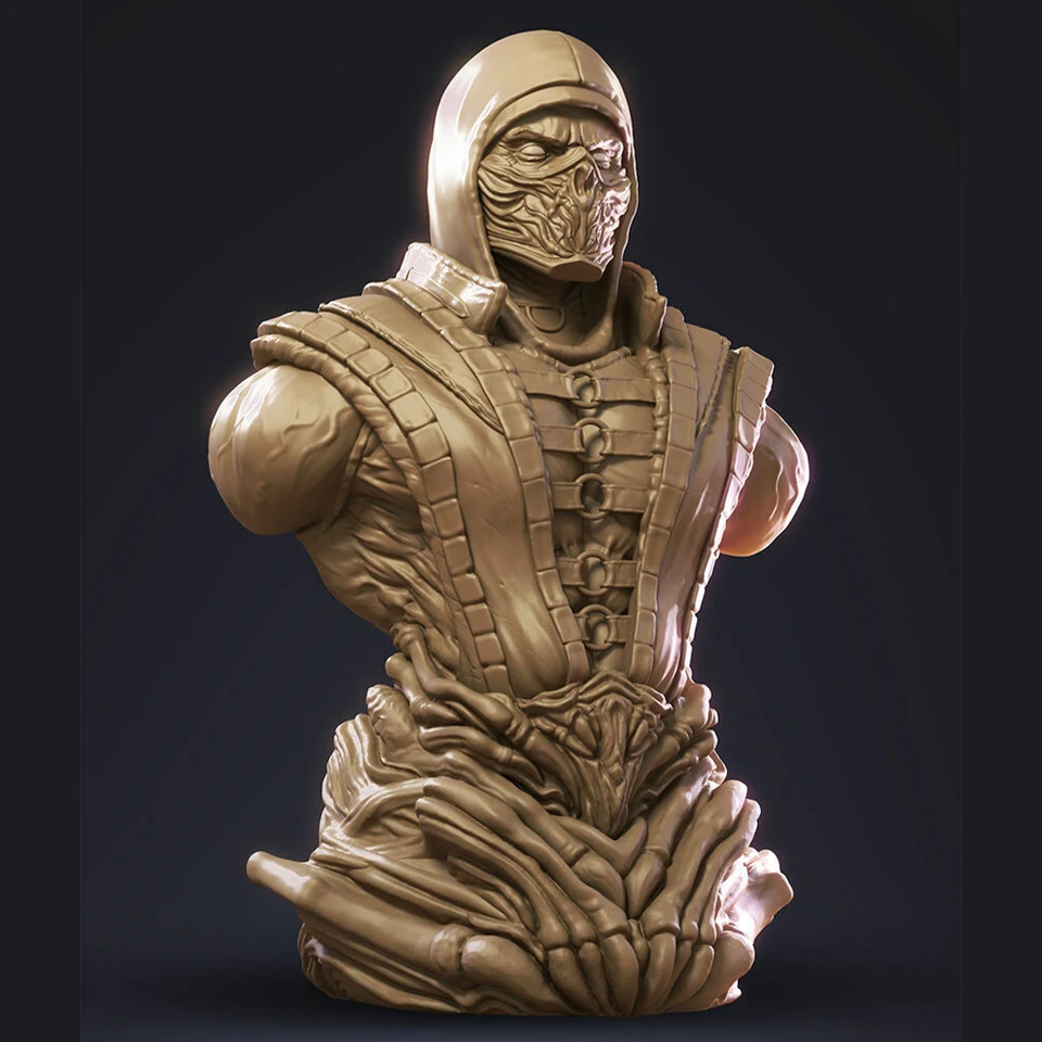 1:10 Resin Obrázok Model Micro Redukcia poprsie GK Model 3D tlač 3D tlačiareň Súprava bezfarebných hračiek pre domácich majstrov
