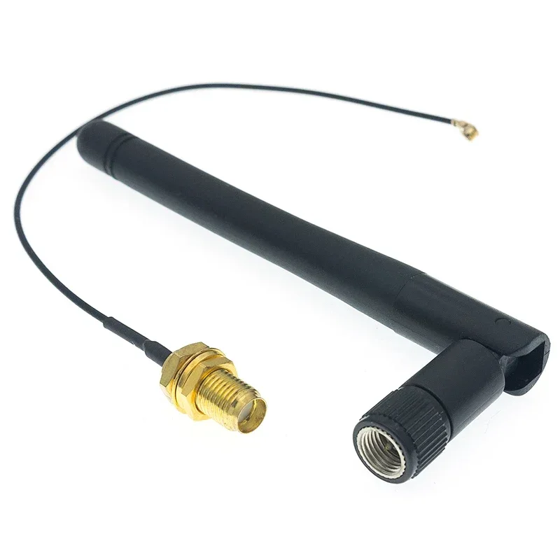 1-10ks 2,4 g antény zložená modul Bluetooth WiFi Modul Zigbee anténa SMA na líniu podávača IPEX 2,4 GHz anténa