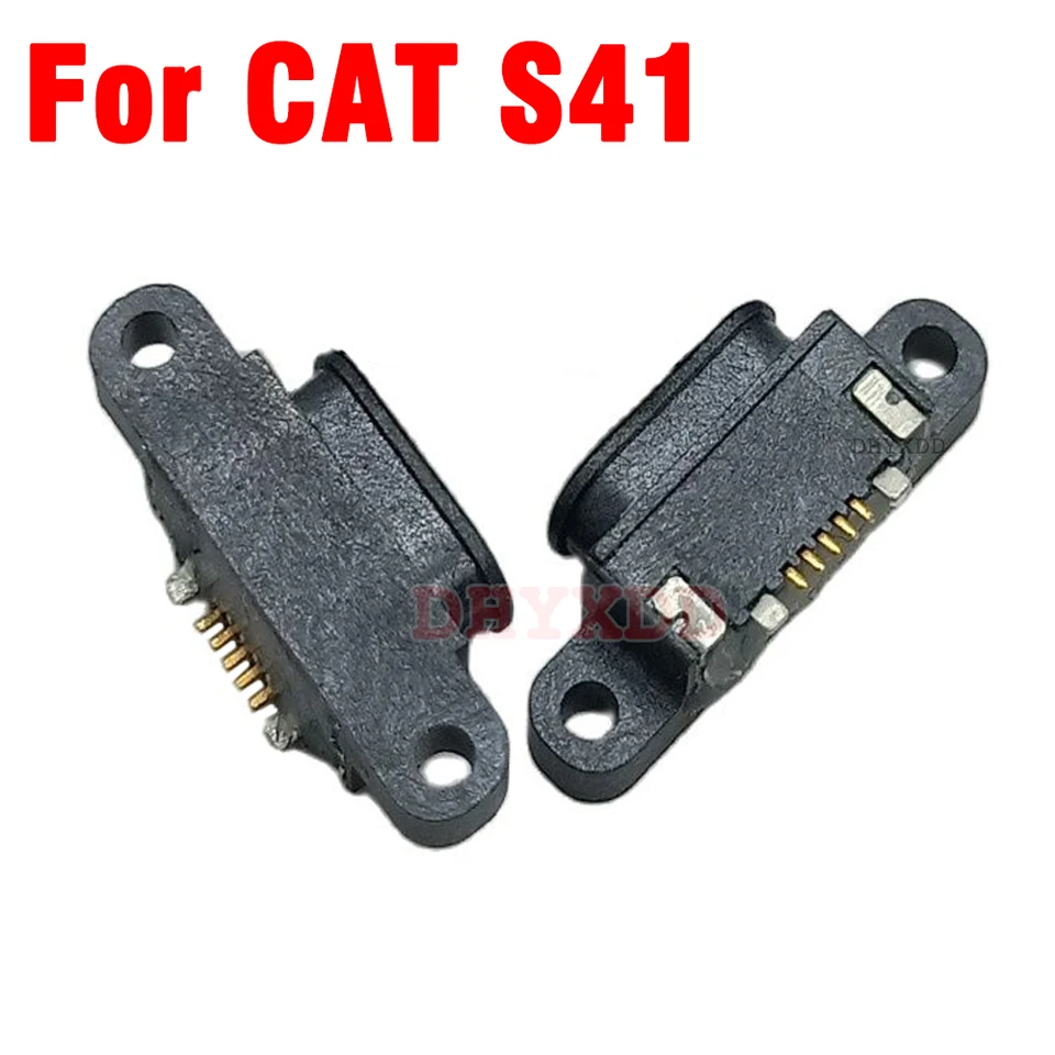 1-10ks 5pin micro USB vodné nabíjanie nabíjanie konektor konektora konektora Výmena opravy pre CAT S41 S60 S61 Plug Port