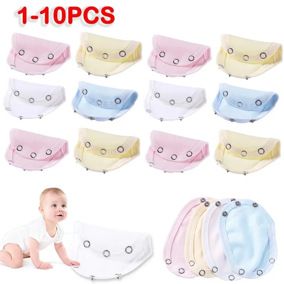 1-10ks Baby Romper Partner Dočiny podložky Super Utility Bodysuit Plienka kombinézy predĺženia filmu Detský detský partnera Romper