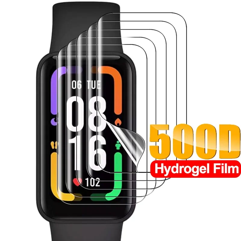 1/10ks chránič obrazovky pre Xiaomi Redmi Band 2 HD Full Cover Soft TPU Hydrogel Film pre Redmi Band 2 Smartwatch Not Glass