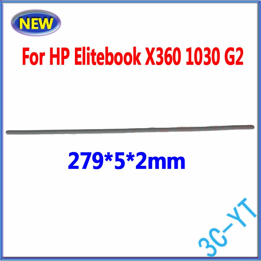 1-10ks nová gumová podložka pre notebook pre HP EliteBook X360 1030 G2 279mmx5x2mm