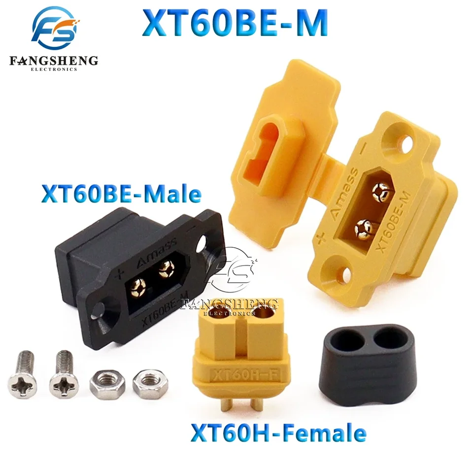 1/10ks čierny XT60BE-M samec XT60be XT60H Bullet Mužský ženský konektorový kábel Káblová zástrčka pre motor nabíjačku RC FPV nabíjačku ESC