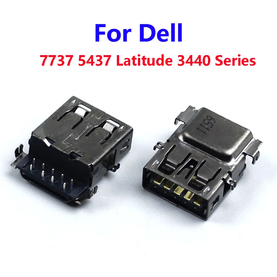 1-10ks ženský konektor USB 3.0 pre Dell 7737 5437 Latitude 3440 Series LAPTOP Základná doska USB 3.0 Objímka Data Data Port