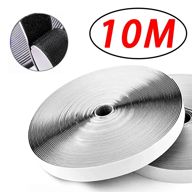 1-10M suchý suchý suchý suchý suchý a slučkový pripevňovač Hook and Loop Tape House Diy Magic Tap Auto lepidlo Silné lepiace nálepky Stiapka Stiapka