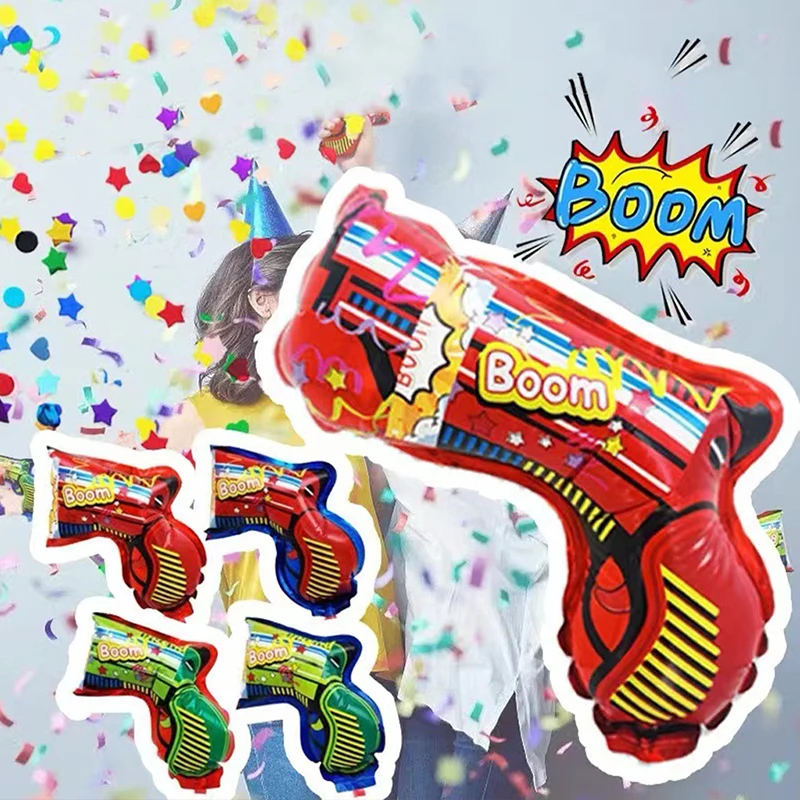 1/11/50ks svadobné konfety nafukovacie pištoľ Firework Cannon na svadbu/narodeniny/promócie festival festival dekorácie zábava