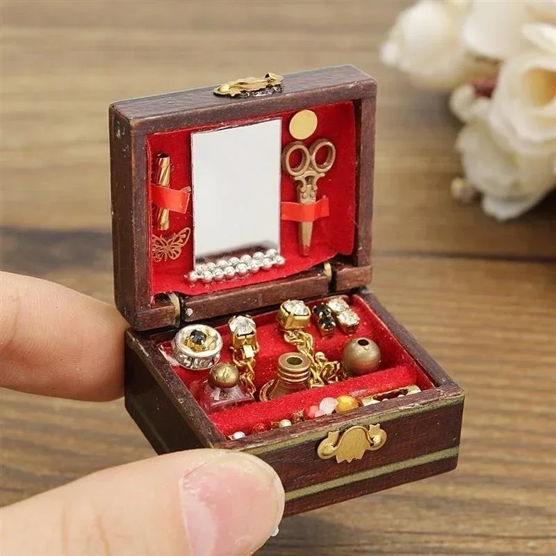 1/12 Doll House Miniatúrne sochy dekorácie šperky/Doll House Doplnky izba dekorácia Domáce doplnky