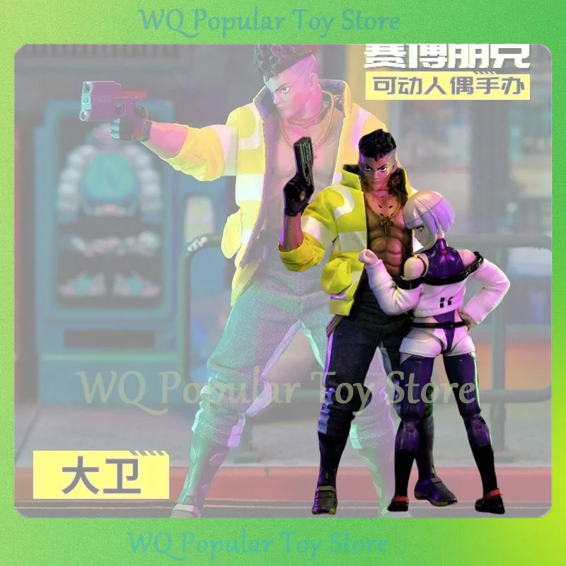 1/12 Edge Walker Lucy David Figures Jada Cyberpunk Anime postava Cyberronin Mobile Doll Doll Rebecca Birthday Darčekové dekorácie