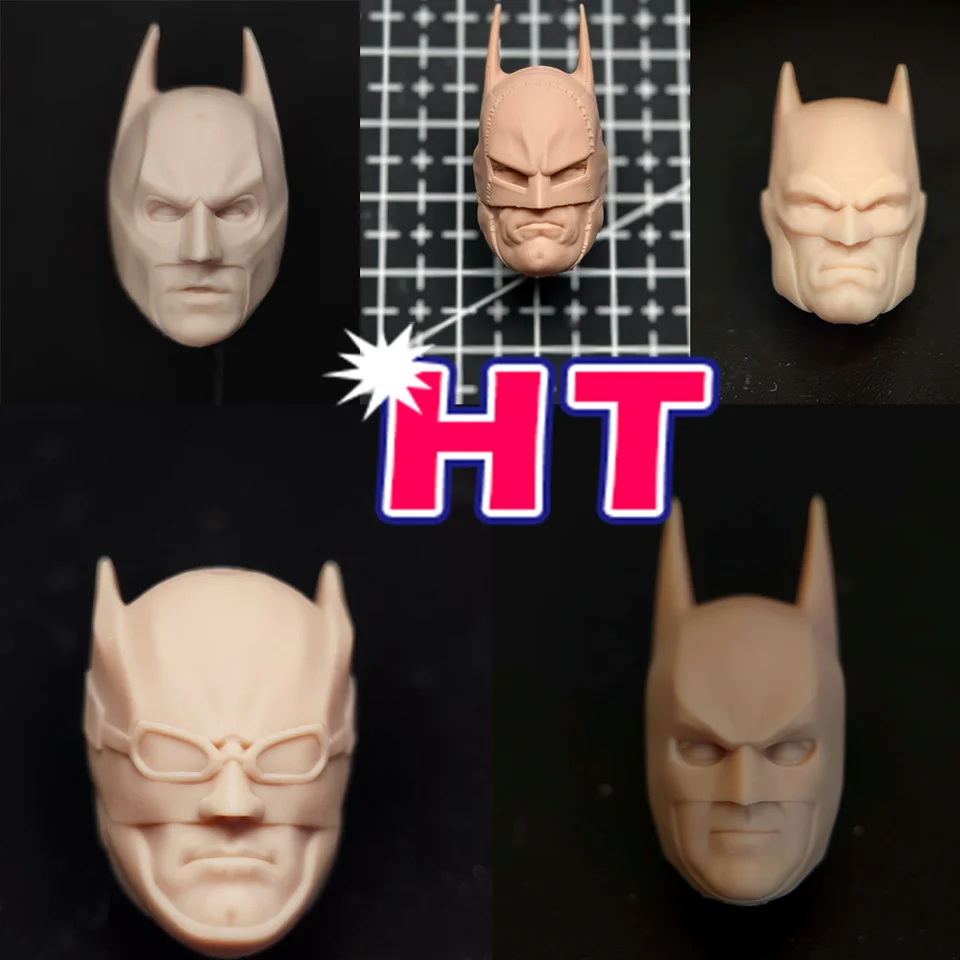 1/12 Gaslight Gaslight Gotham Batman nenatretý sochár Keaton Clooney Anime Mask Design Model pre 6inch mezco shf neca Body