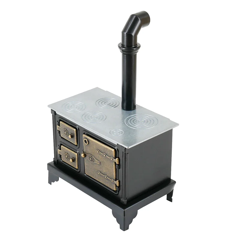 1:12 Mini kachle Mini Komimney Model Miniatúrne príslušenstvo Kuchynská hračka Hray Hray House Furniture Dekorácie