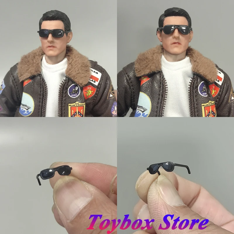 1/12 Mini slnečné okuliare Mini slnečné okuliare Mini slnečné okuliare okrúhle štvorcové okulia