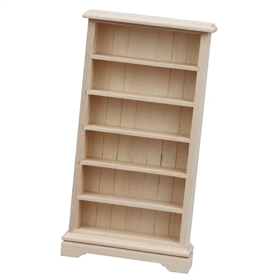 1:12 miniatúrna skrinka na bábiku Dollhouse Wood Cabinet for Dollouse Life Scene