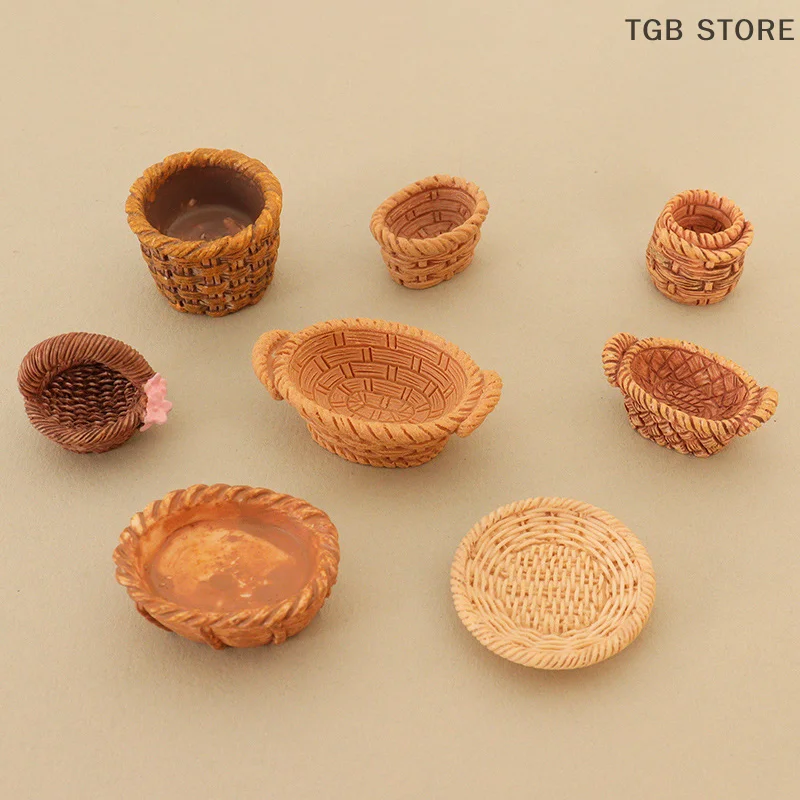 1/12 simulácia bábiky Simulácia Zeleninový potravinový skladový kôš Miniatúrna kuchynská dekorácia Dolls Dom House Accessories